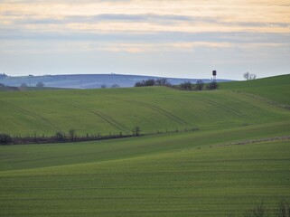landscape with fields