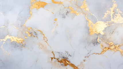 Obraz premium Smooth white marble features subtle gold veining that adds elegance and sophistication to any design setting