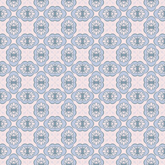 Mediterranean seamless pattern. Mandala Background. Talavera Tile Pattern Vector