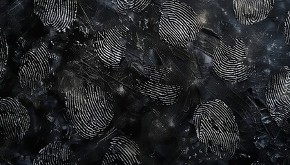 Traces of Time: A Study of Fingerprints on a Black Background - AR 7:4