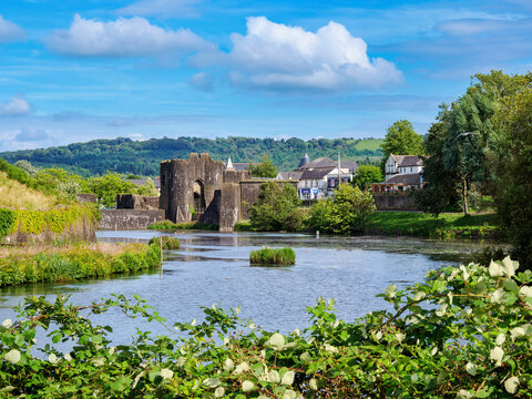 Caerphilly Castle, Caerphilly, Gwent, Wales, United Kingdom, Europe