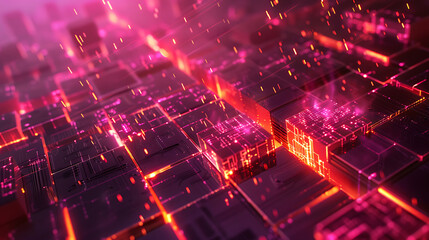 Obraz premium technology banner