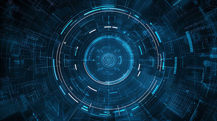 Obraz premium technology background