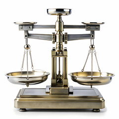 A classic triple beam balance