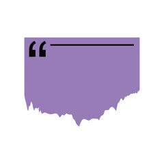 quote box design. motivation frame for poster, banner and presentation.