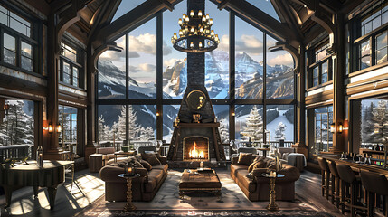 Obraz premium ancient interior room