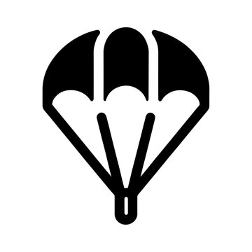 recommend clip art: Minimal Parachute Icon Vector Illustration to Enhance Your Design Aesthetic  