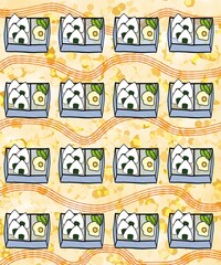 Colorful floral pattern background