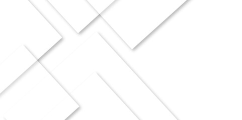 Abstract white and grey geometric overlapping square pattern background with shadow. paper texture design Abstract white background can use for design, background concept, vector illustration.	
