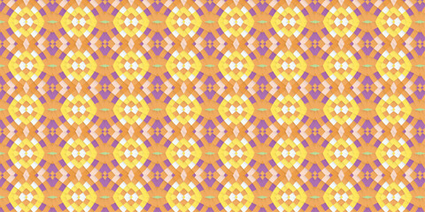 Golden Hour Geometric Pattern