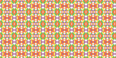 Vibrant Geometric Weave