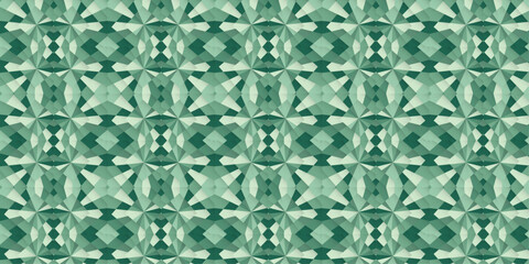 Forest Mosaic. Geometric Pattern
