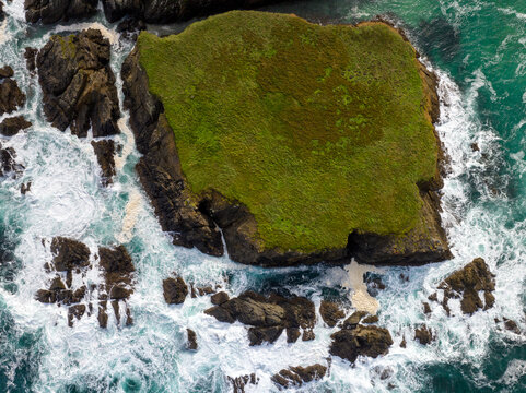 Playa de Santa Comba en Ferrol A Coru&ntilde;a Galicia