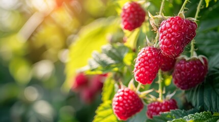 Blackberries grow in the garden. Ripe and unripe blackberries on a bush. selective focus. Generative AI,