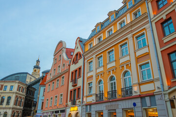 Old street in old Riga. The city is capital of Latvia that is well known to be a very popular...