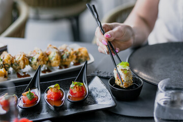 Elegant dining experience with exquisite Asian cuisine