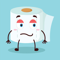 cute silent expression of olive character