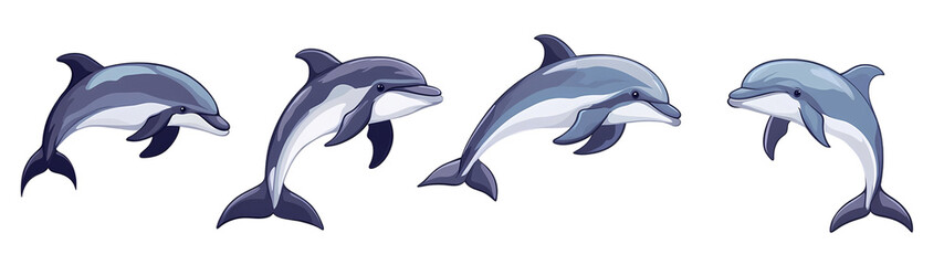 Fototapeta premium A blue dolphin