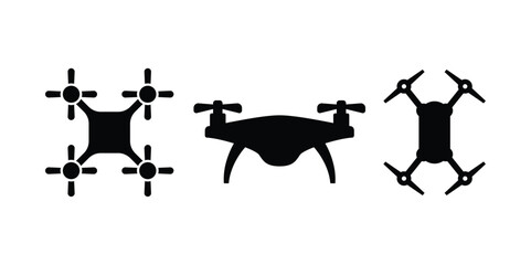 Set of Camera Focus Objective, camera shutter Icon isolated on white background.