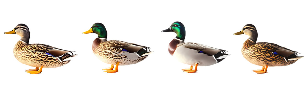 Duck isolated