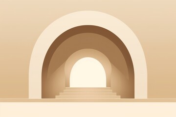 Fototapeta premium Arch architecture staircase building crypt. Image .