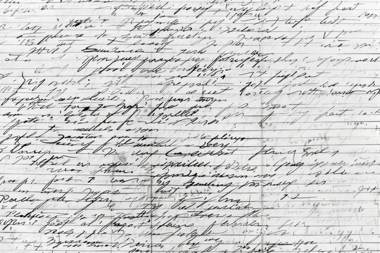 A detailed close-up of a handwritten note with visible texture and penmanship detail, on white lined paper reflecting an intimate feel.