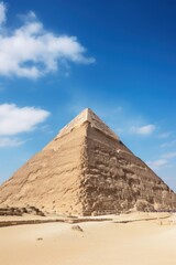Landmark pyramid architecture day.
