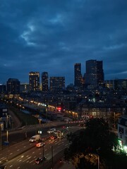 Obraz premium city at night