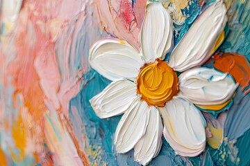 Daisy flower with generative ai