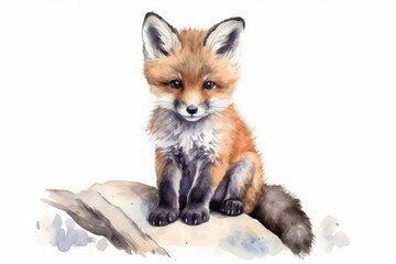 Fototapeta premium Fox wildlife animal mammal.