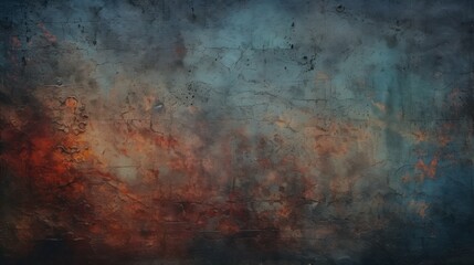 Obraz premium a rough, dark surface filled with a vibrant chromatic noise texture,