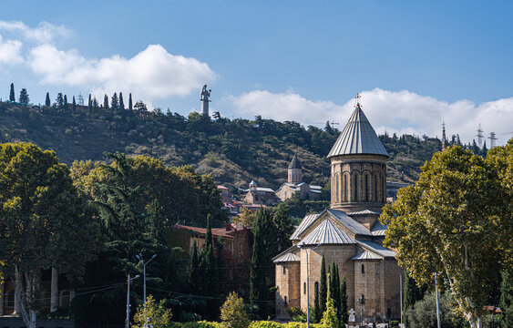 Mother of Georgia (Kartlis Deda)
on Sololaki hill behind the Sioni Cathedral in Old town, Tbilisi, Georgia