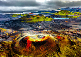 Iceland, Land of ice and fire.