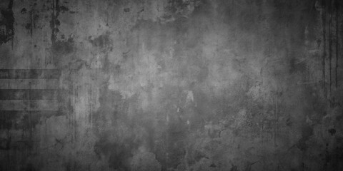 Fototapeta premium Grungy texture in shades of black and gray creating an edgy vibe high angle