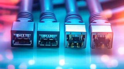 ethernet cable lan internet wire data connection, lots of wires