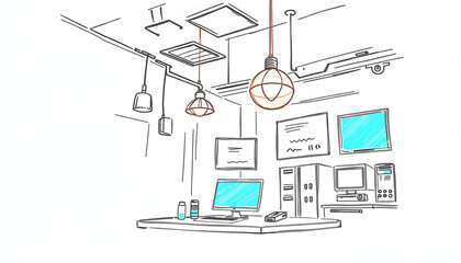 Internal Communications isolated with white highlights, png