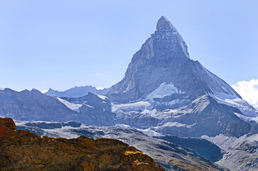Berge und Gletscher am Matterhorn