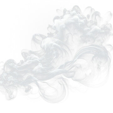 white grey smoke cloud vapor swirls imitation and shape texture transparent background PNG file environment imitations