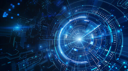 Naklejka premium digital concept