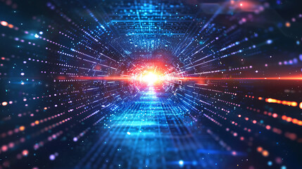 Fototapeta premium technology banner