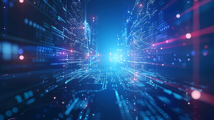 Naklejka premium technology banner