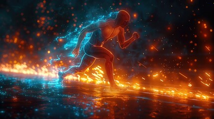 Naklejka premium big text numbers 