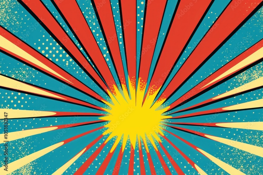 Canvas Prints sun ray backgrounds graphics pattern.