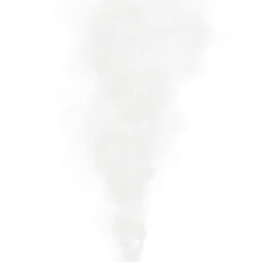 Grey fog or smoke. Grey smog clouds rising from bottom to top on floor, isolated transparent special effect. Magic haze. PNG.
