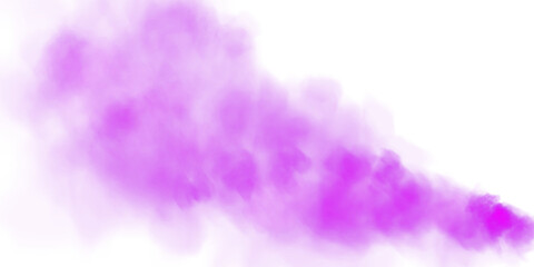 Pink fog or smoke. Pink smog clouds rising from bottom to top on floor, isolated transparent special effect. Magic haze. PNG.
