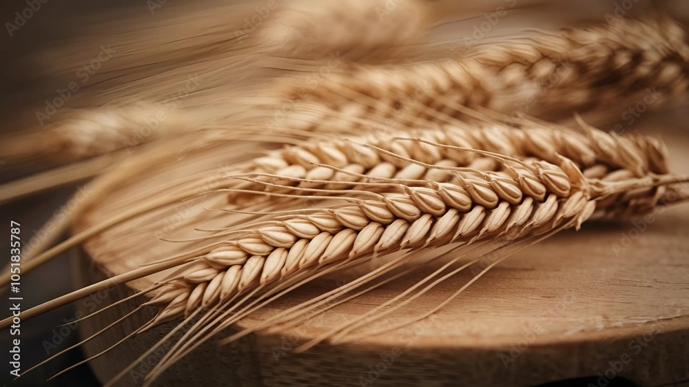 Wall mural ears of wheat