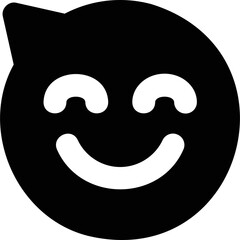Obraz premium Simple vector icon smiley