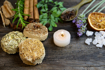 incense tablets to smoke the environment