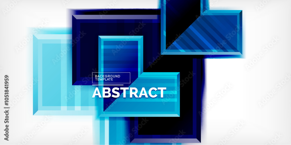 Aufkleber Arrow symbols created with 3d effects and line texture geometric abstract background