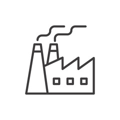 INDUSTRY stroke icon in black